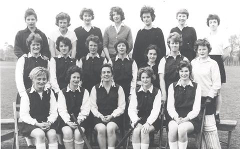 Ladies hockey team, 1961